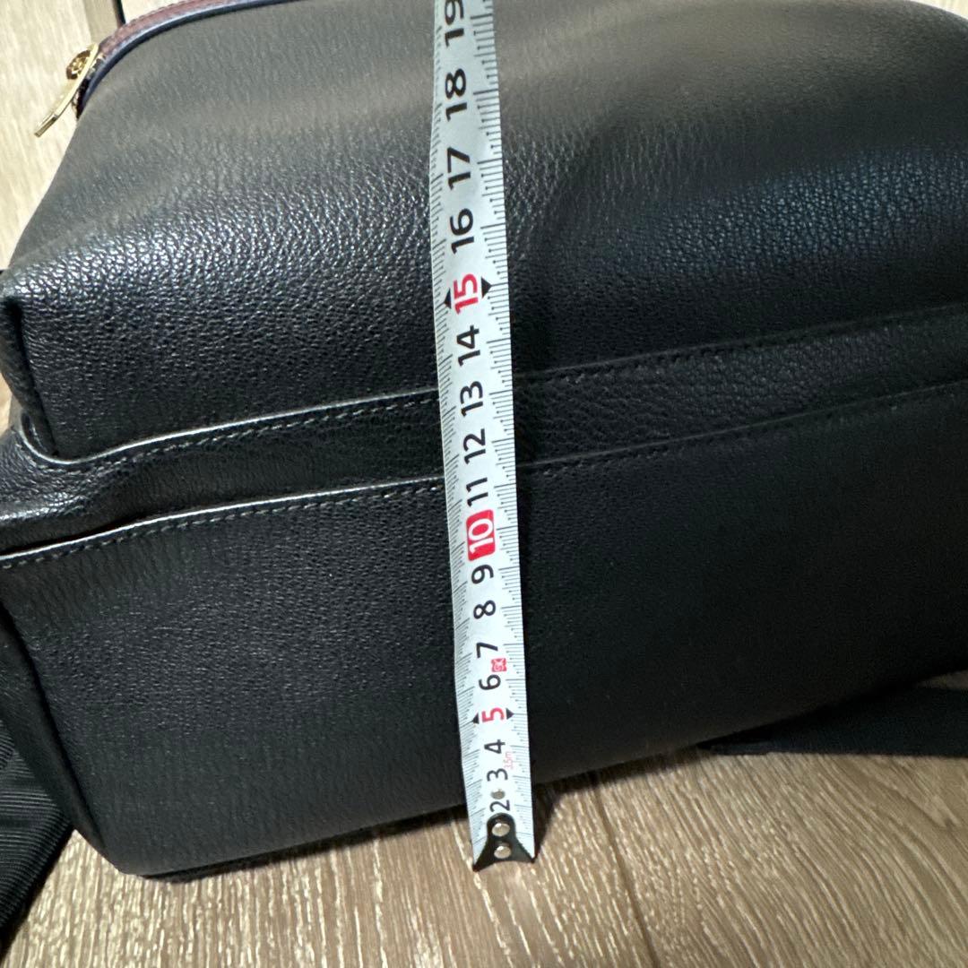 【美品】ポールスミス シグネチャージップストライプ リュック PSN484レザー