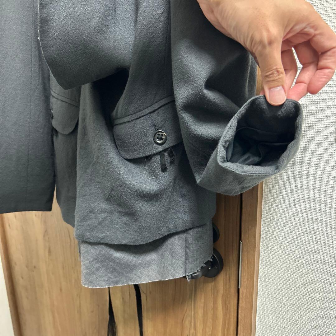 DAMIR DOMAダミールドーマ　至高ドレープジャケット　grey44