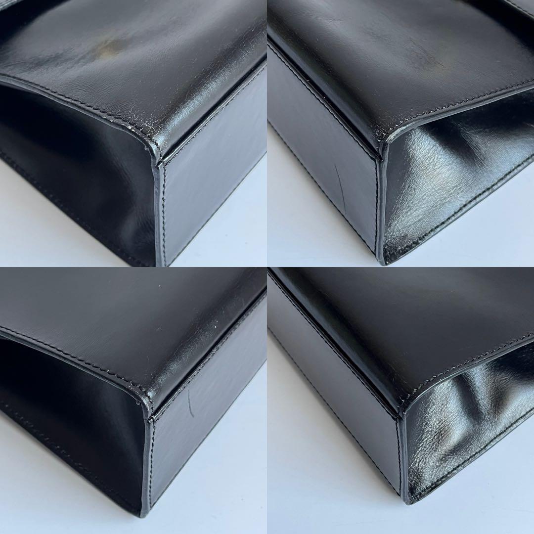 ✨極美品✨　CELINE ガンチーニ　ハンドバッグ　ブラック　黒　ミニ　バッグ