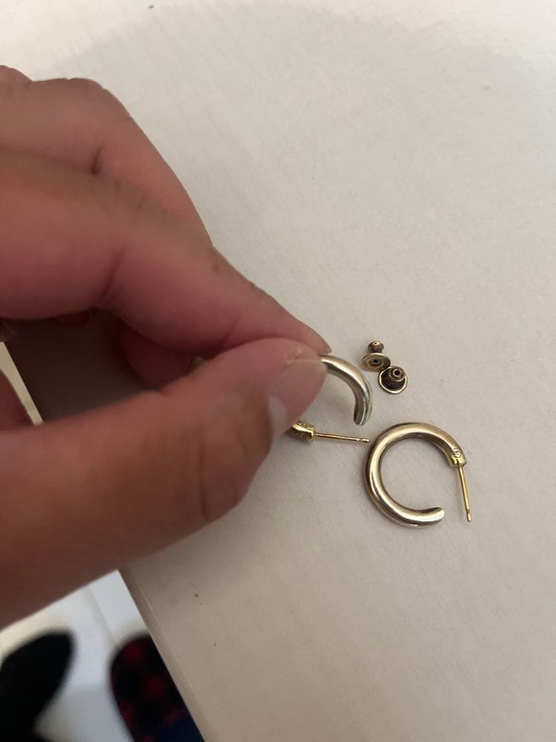 キャリアリング 501 フープピアス ゴールド