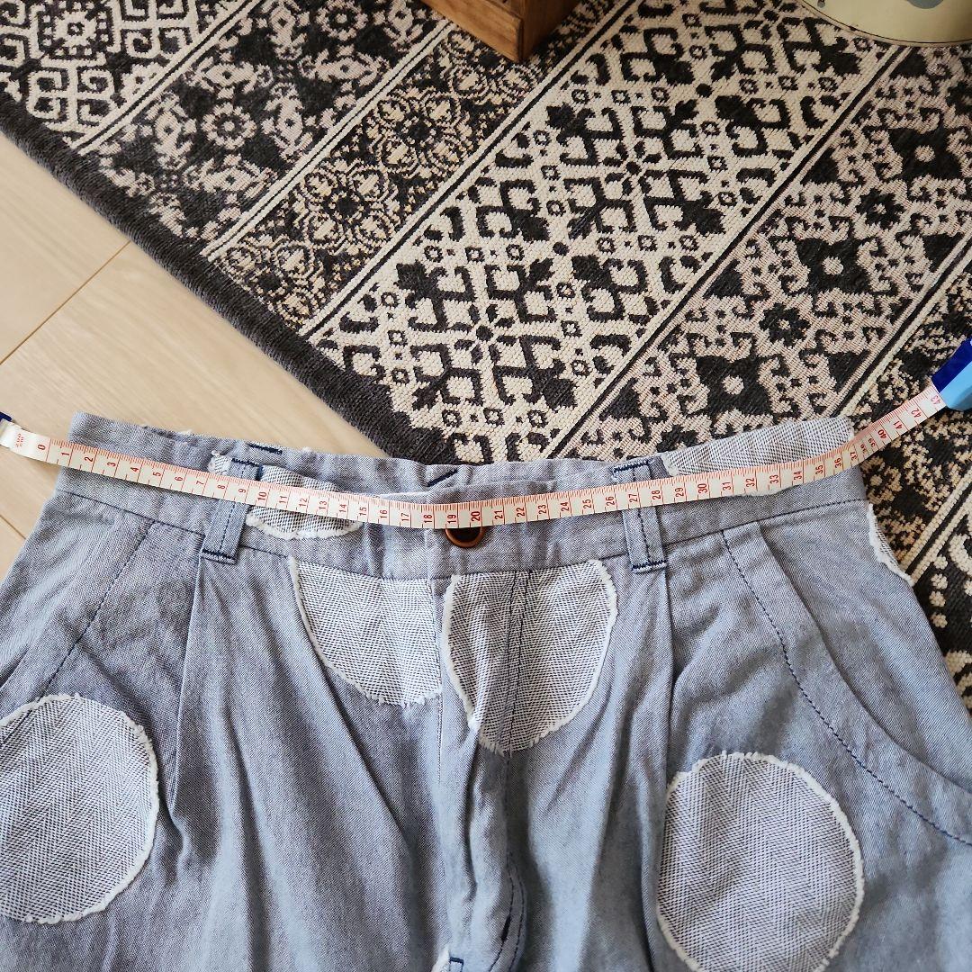 アトリエドゥサボン　気まぐれドットワイドパンツ