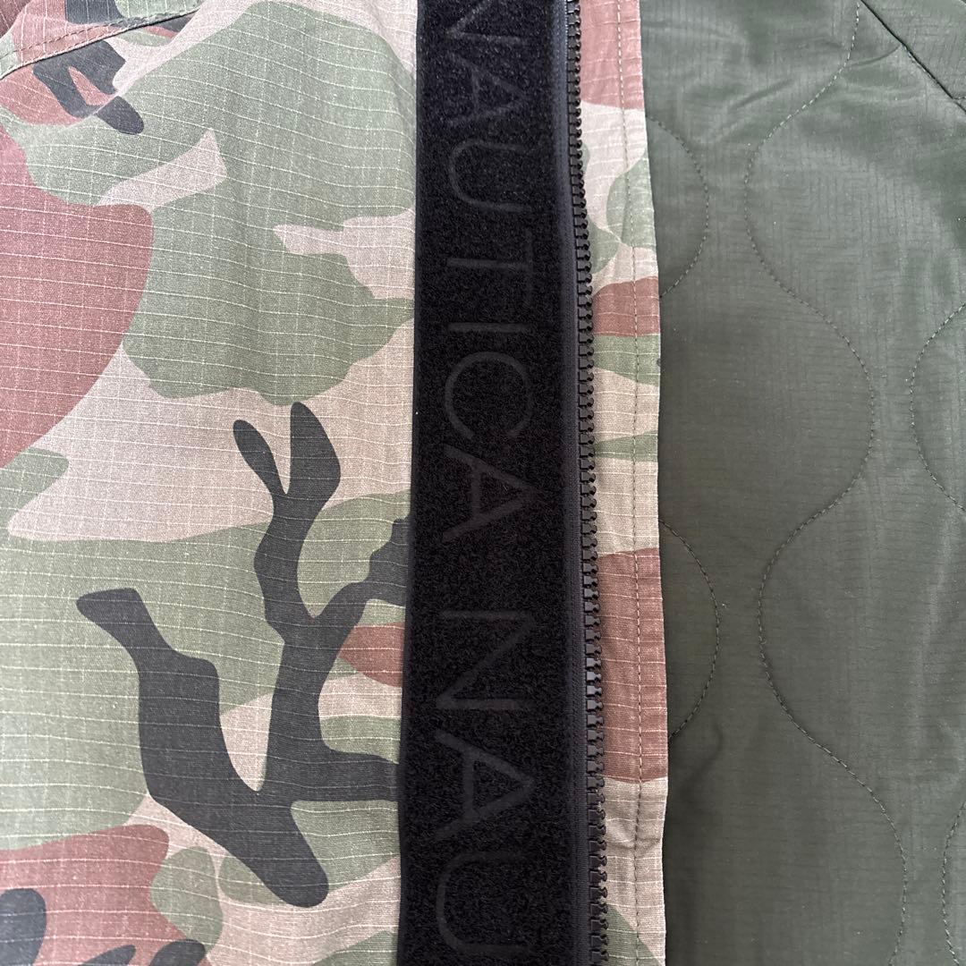 【NAUTICA】ビックシルエットミリタリーショートブルゾン 未使用に近い 美品