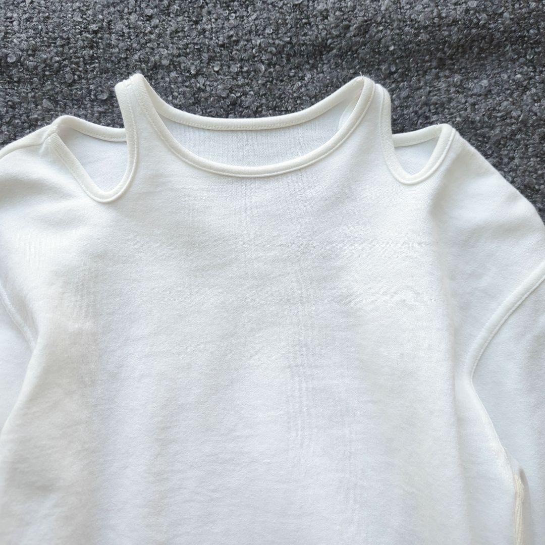 美品✨️ SOLOV DUALITY RIB TOPS ホワイト