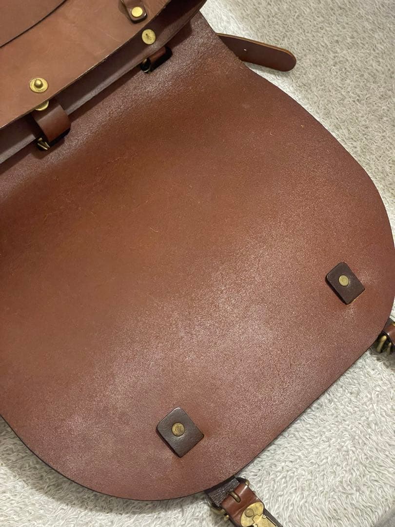 HERZ ナレッジバッグ （チョコ/ブラウン） 2way レザー 鞄 ヘルツ