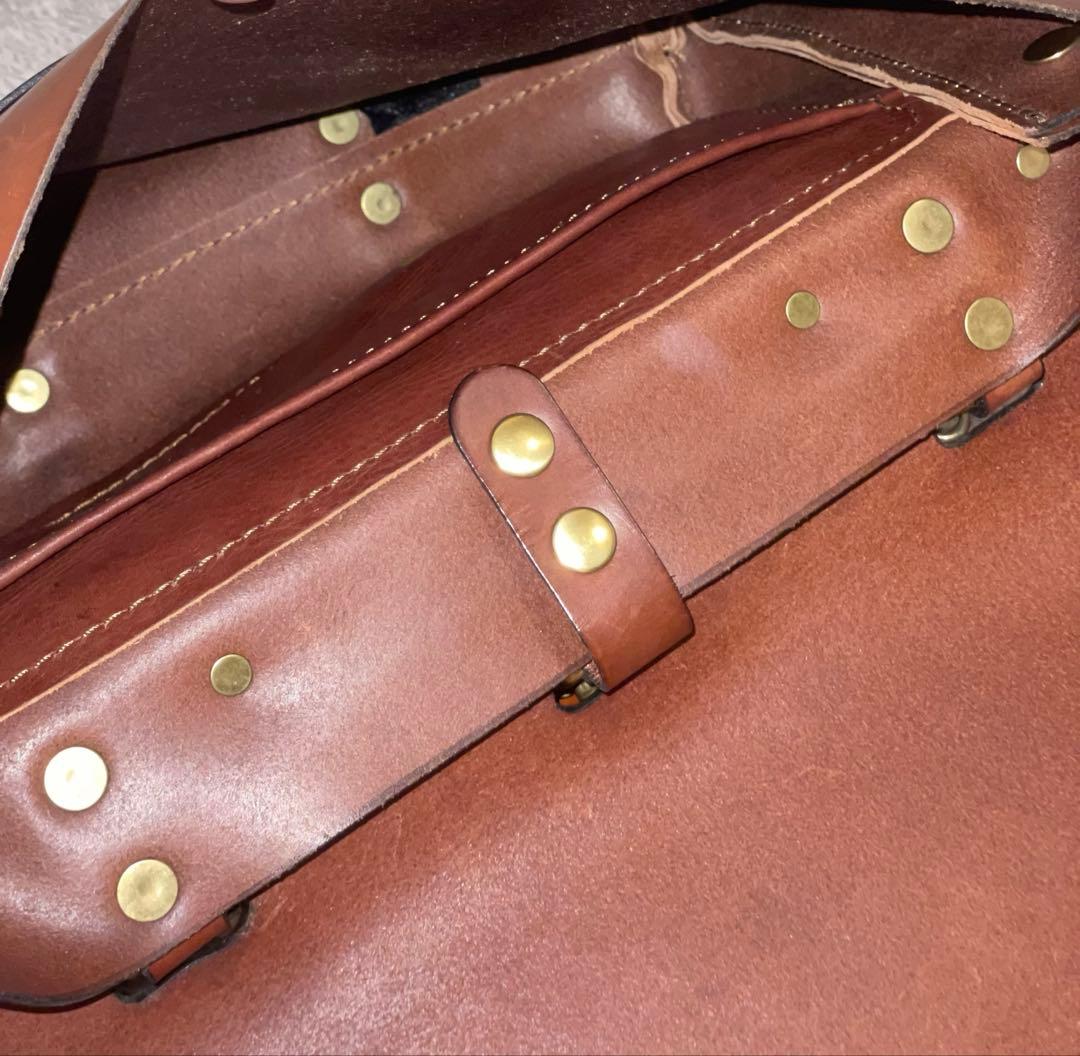 HERZ ナレッジバッグ （チョコ/ブラウン） 2way レザー 鞄 ヘルツ