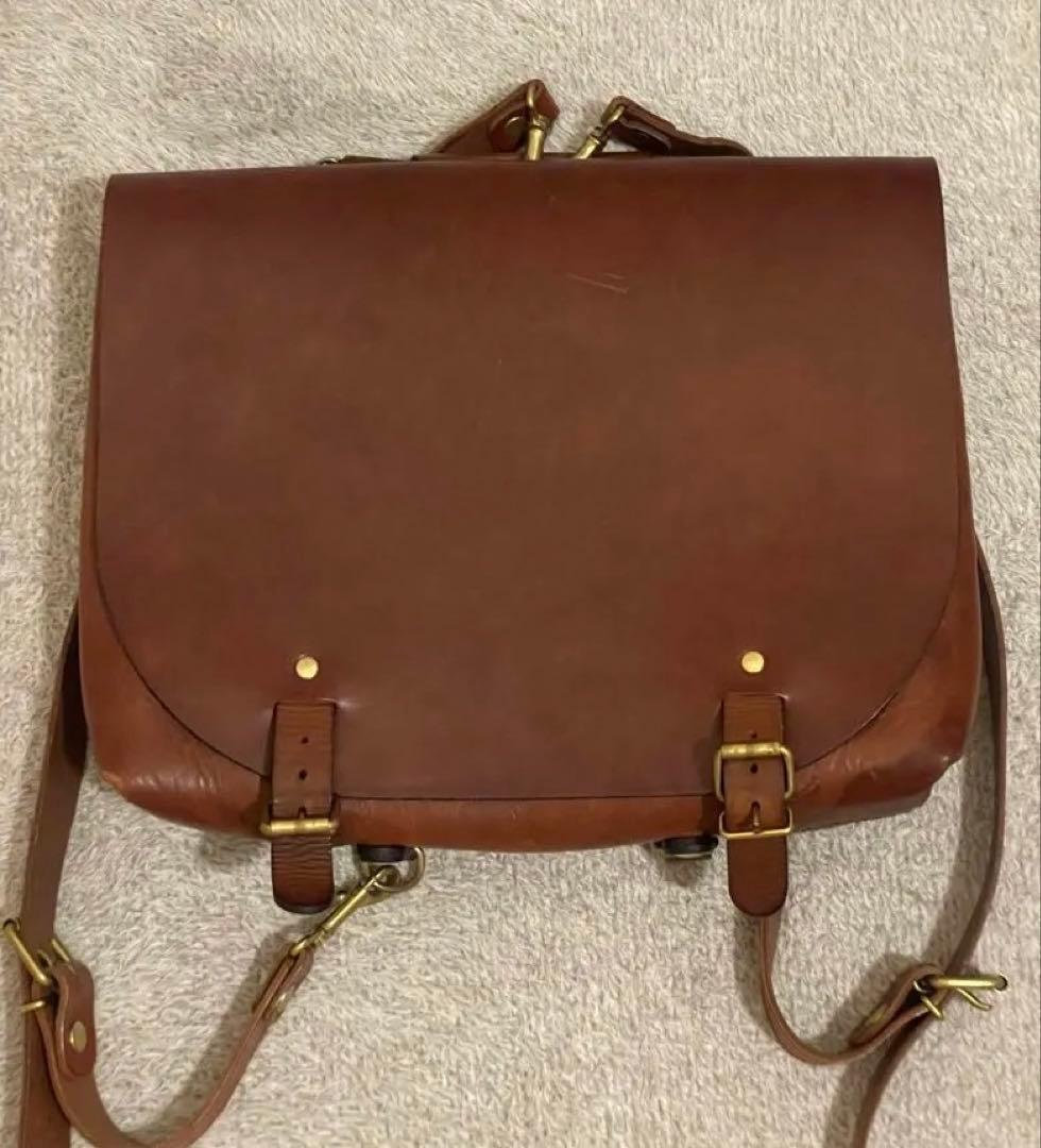 HERZ ナレッジバッグ （チョコ/ブラウン） 2way レザー 鞄 ヘルツ