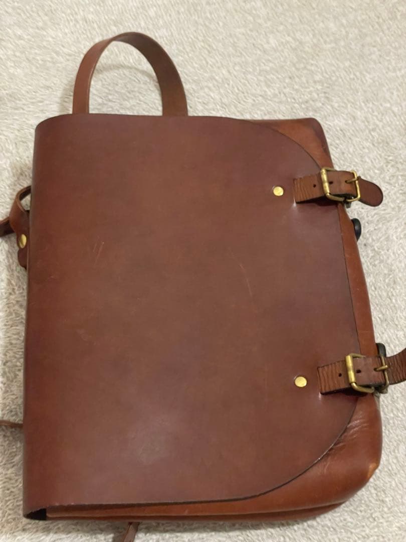 HERZ ナレッジバッグ （チョコ/ブラウン） 2way レザー 鞄 ヘルツ