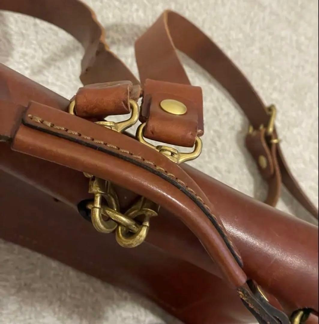 HERZ ナレッジバッグ （チョコ/ブラウン） 2way レザー 鞄 ヘルツ