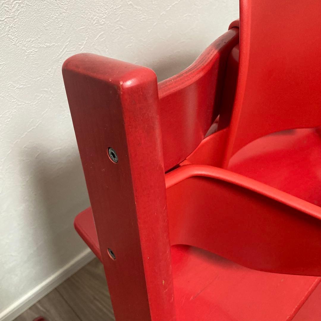 ストッケ　トリップトラップ　ベビーチェア　レッド　シリアルナンバー3