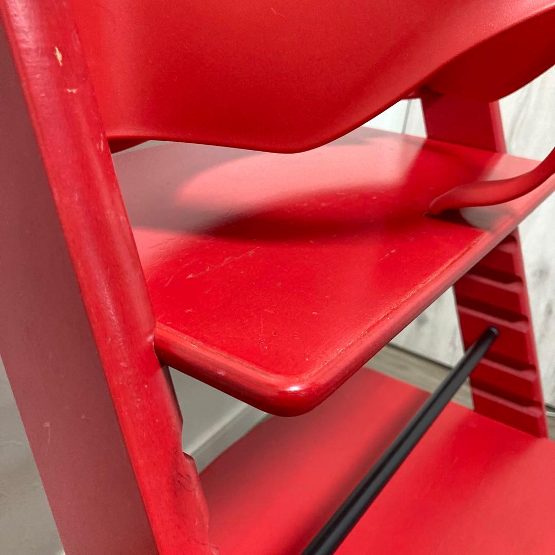 ストッケ　トリップトラップ　ベビーチェア　レッド　シリアルナンバー3