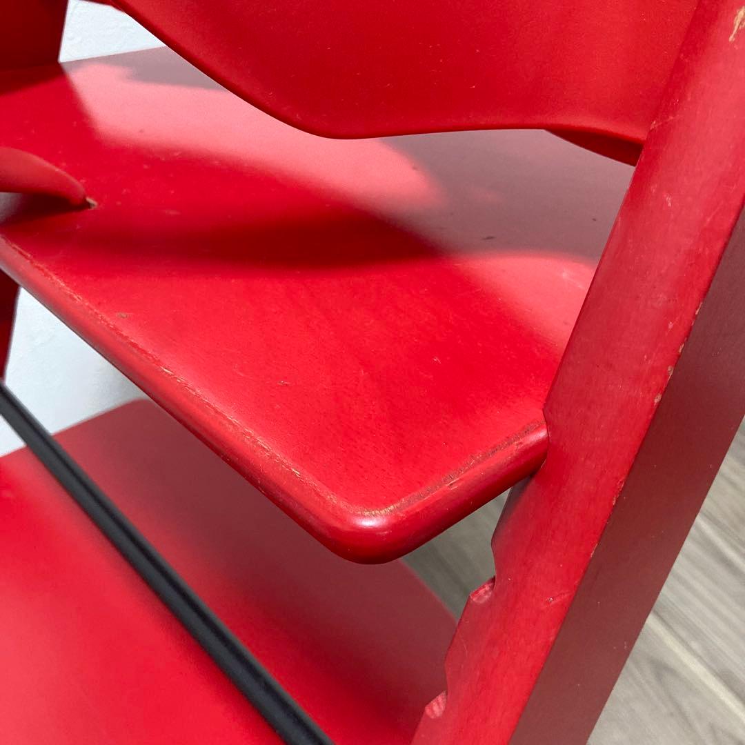 ストッケ　トリップトラップ　ベビーチェア　レッド　シリアルナンバー3