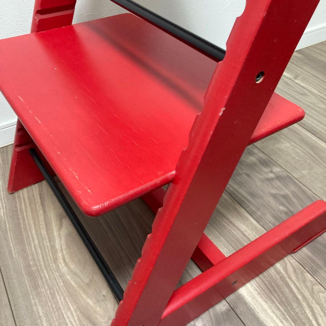 ストッケ　トリップトラップ　ベビーチェア　レッド　シリアルナンバー3