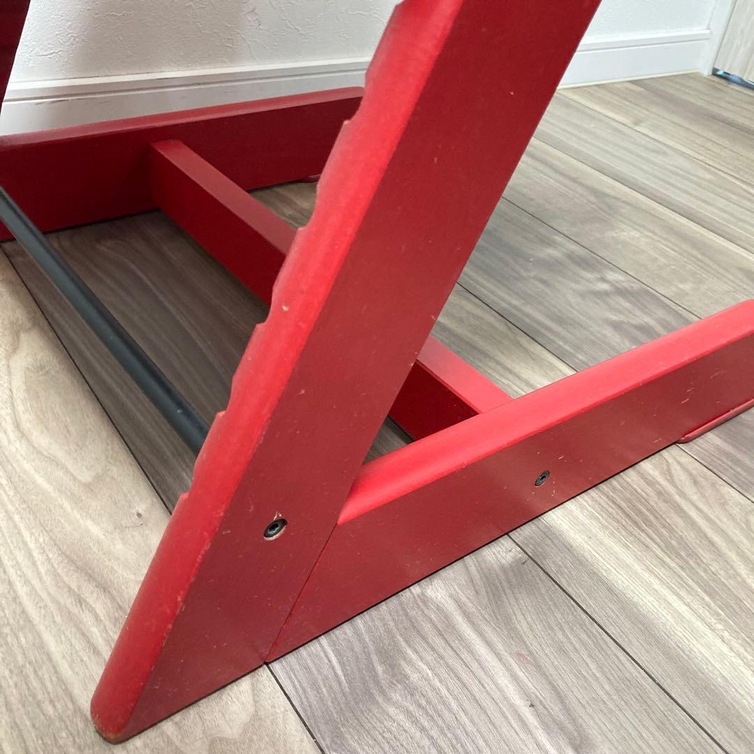 ストッケ　トリップトラップ　ベビーチェア　レッド　シリアルナンバー3