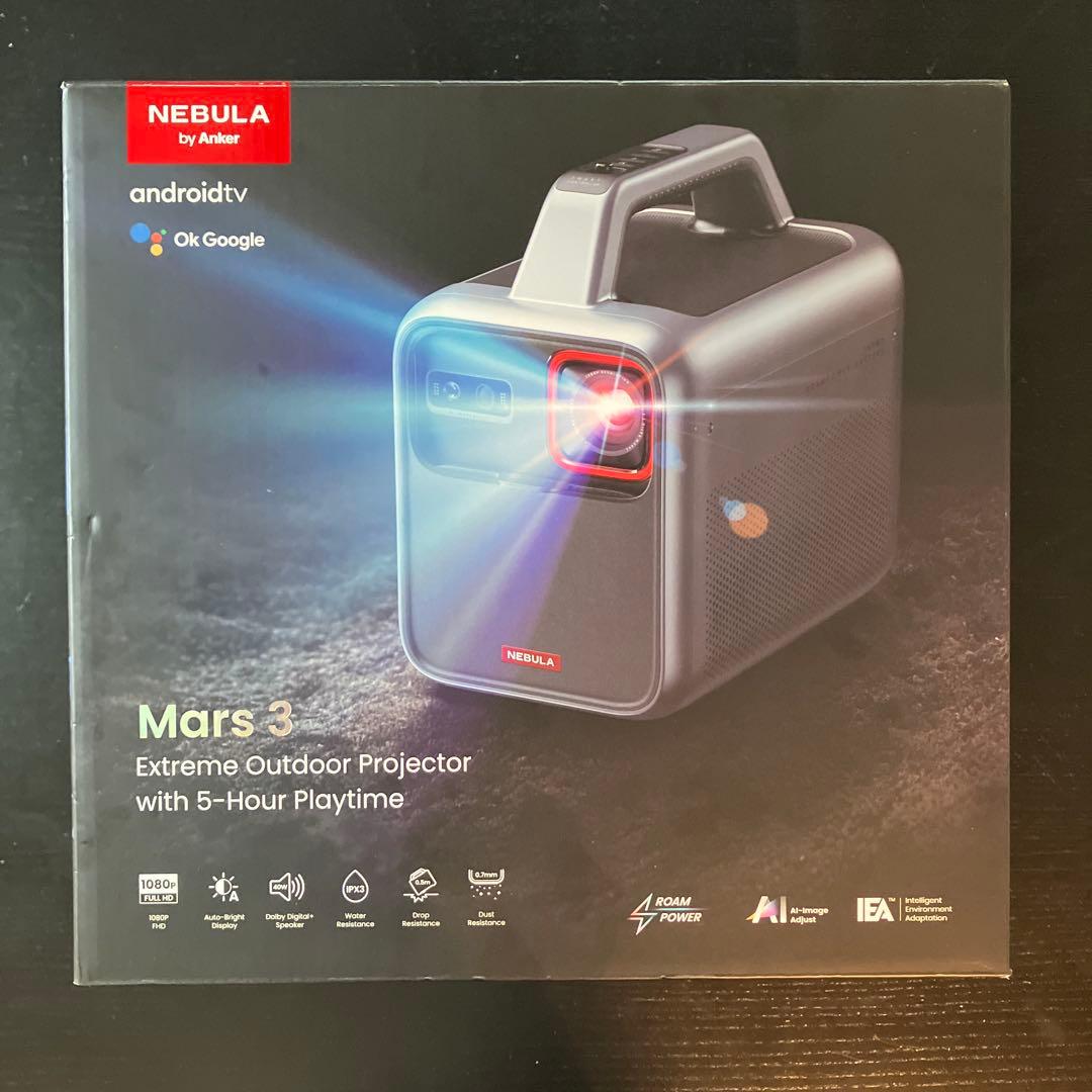 【新品保証付】Anker Nebula Mars 3 モバイルプロジェクター