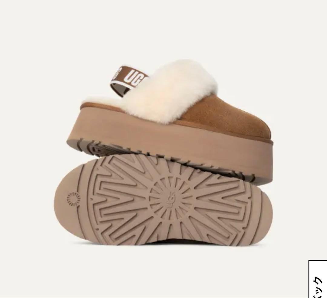 UGG スエードファースリッポン ブラウン