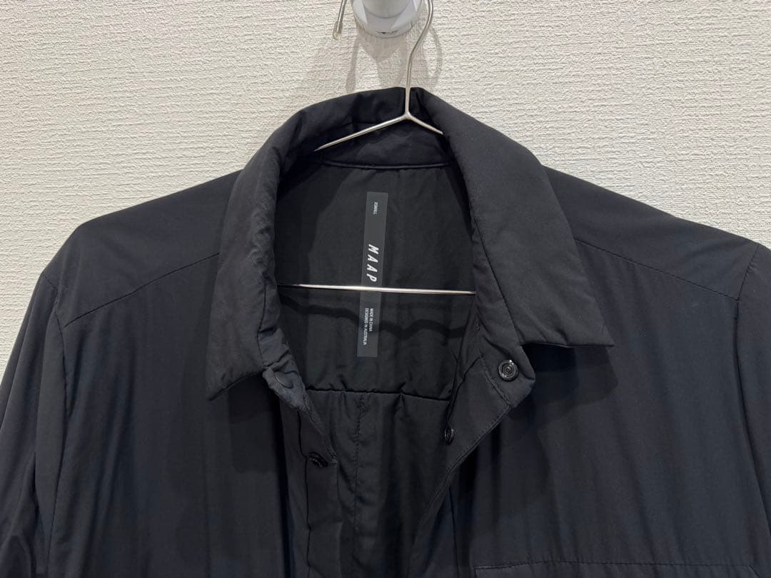  Padded Overshirt ブラック　XS