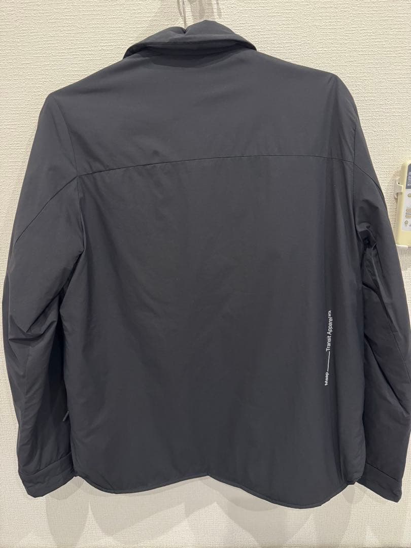  Padded Overshirt ブラック　XS