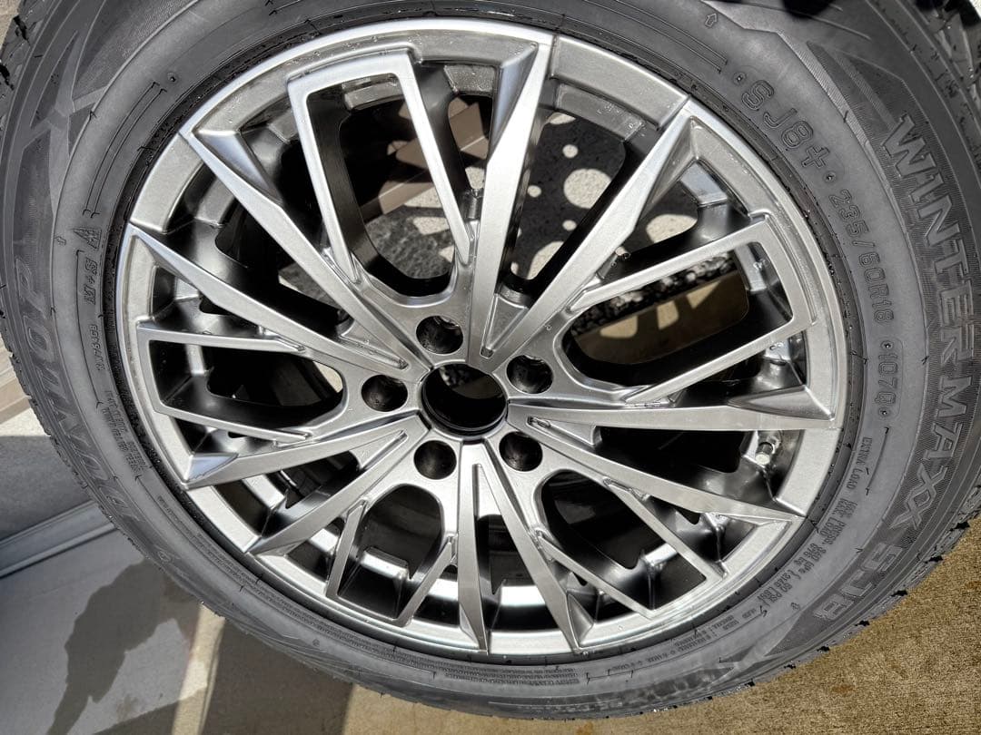 【バリ溝】現行レクサスNX　スタッドレス＋ホイールセット　対面受渡可