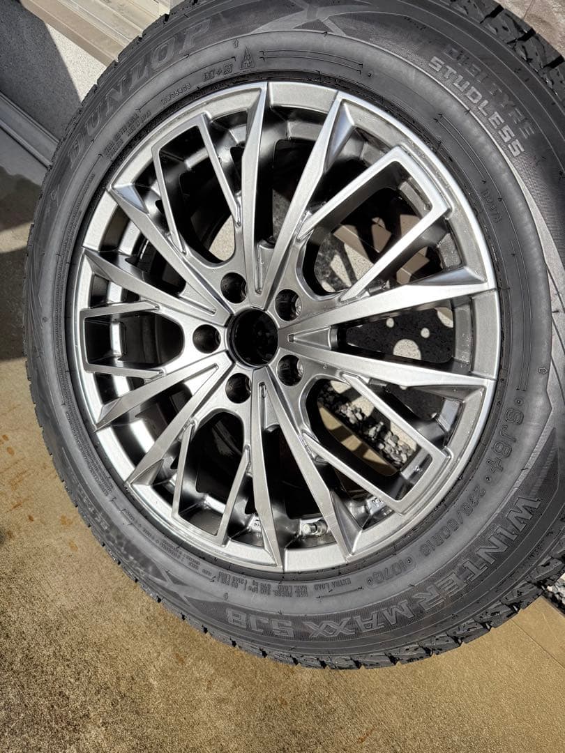 【バリ溝】現行レクサスNX　スタッドレス＋ホイールセット　対面受渡可