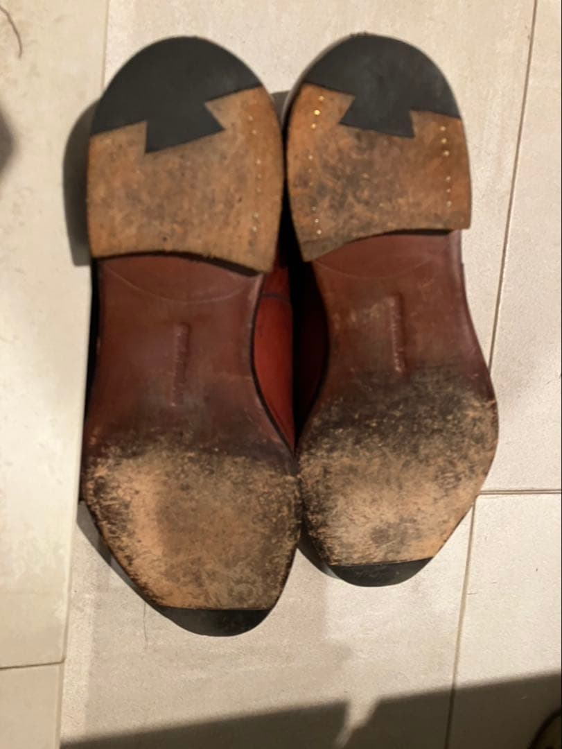 レザー ストレートチップ ドレスシューズ