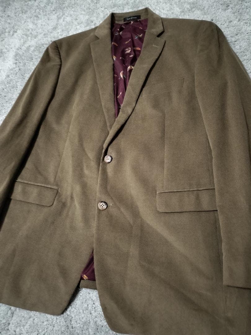 ラルフローレン/コーデュロイJKTエルボーパッチ裏地バード総柄/ビッグシルエット