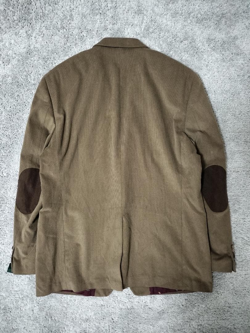 ラルフローレン/コーデュロイJKTエルボーパッチ裏地バード総柄/ビッグシルエット