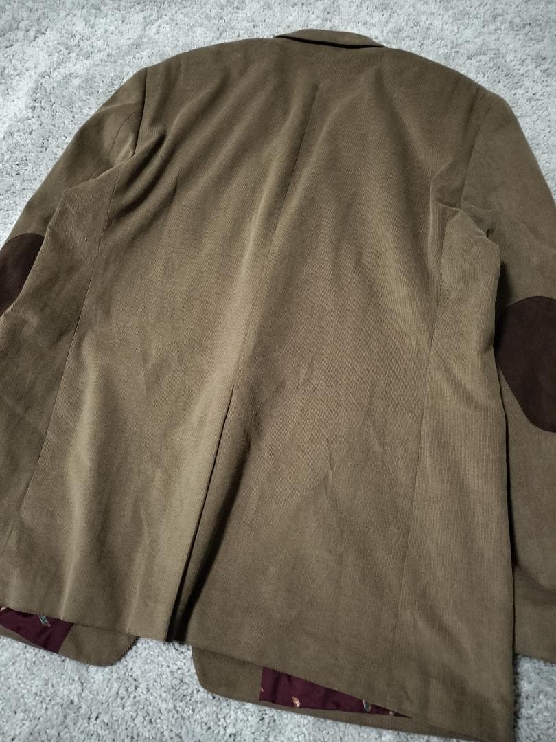 ラルフローレン/コーデュロイJKTエルボーパッチ裏地バード総柄/ビッグシルエット