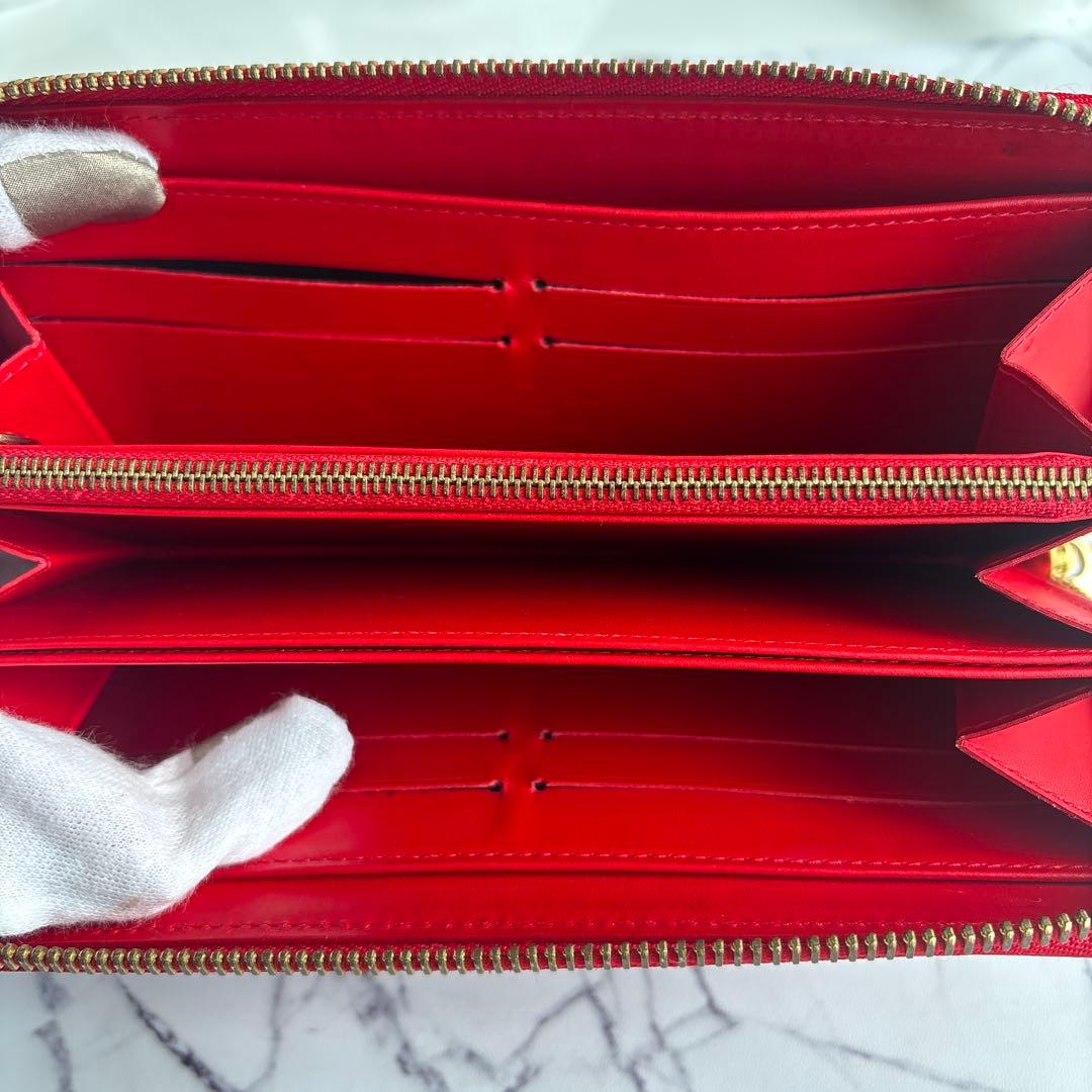 ルイヴィトン ジッピーウォレット ヴェルニ モノグラム ラウンド⑦B