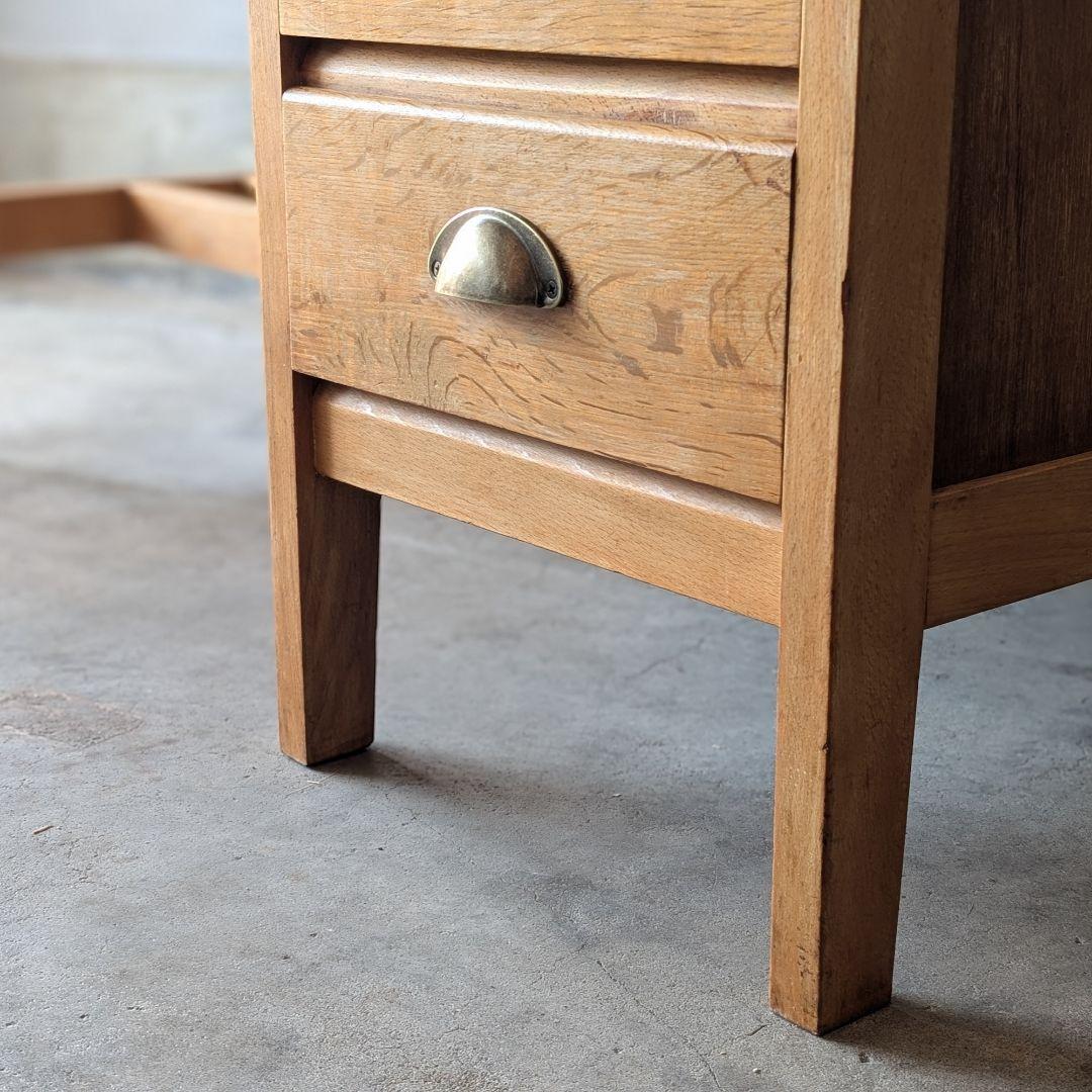 【古家具】昭和中頃〜後期ぐらいに作られた大きめな机　作業台　ワークデスク