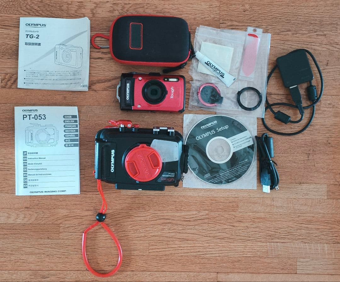 【海・水中OK】OLYMPUS Tough TG-2 + PT-053防水ケース