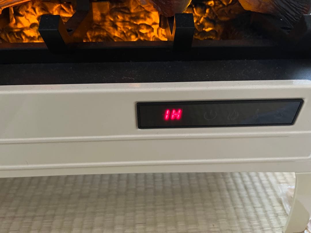 【極美品】QVC 暖炉型ファンヒーター DFI-5010-04 リモコン付き