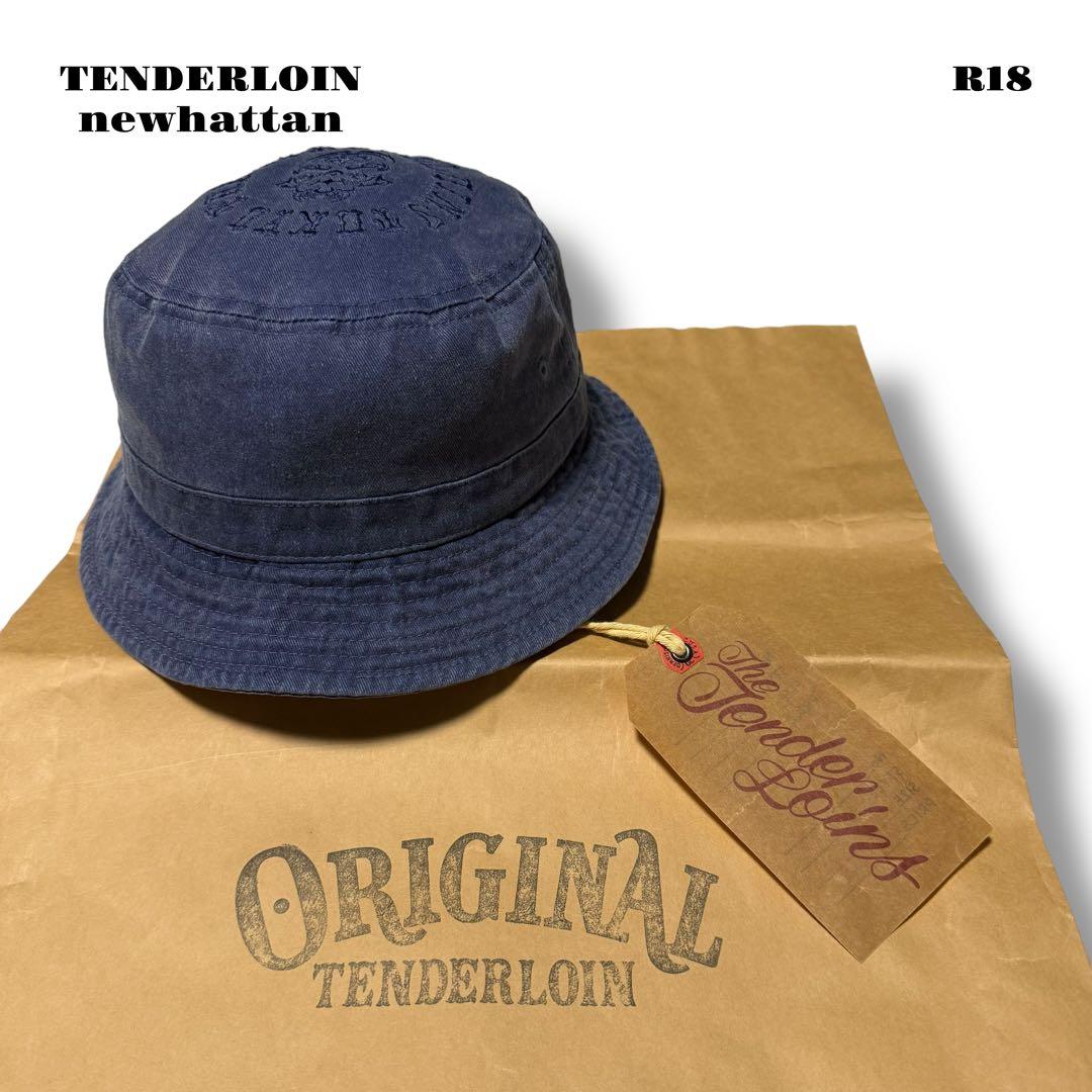★限定出品★ TENDERLOIN ハット ボルネオ スカル ネイビー ブルー紺