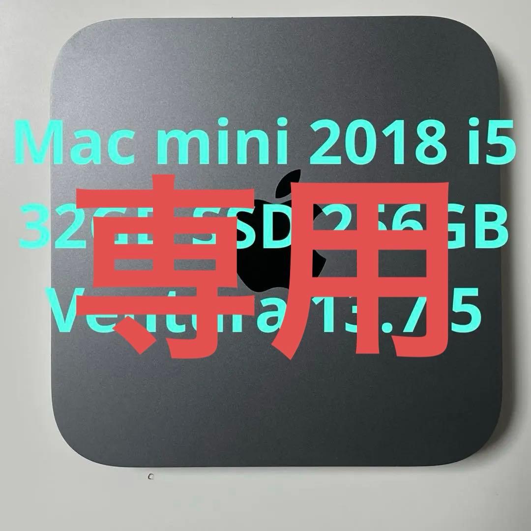 Apple Mac mini 2018 i5 メモリ32GB SSD 256GB