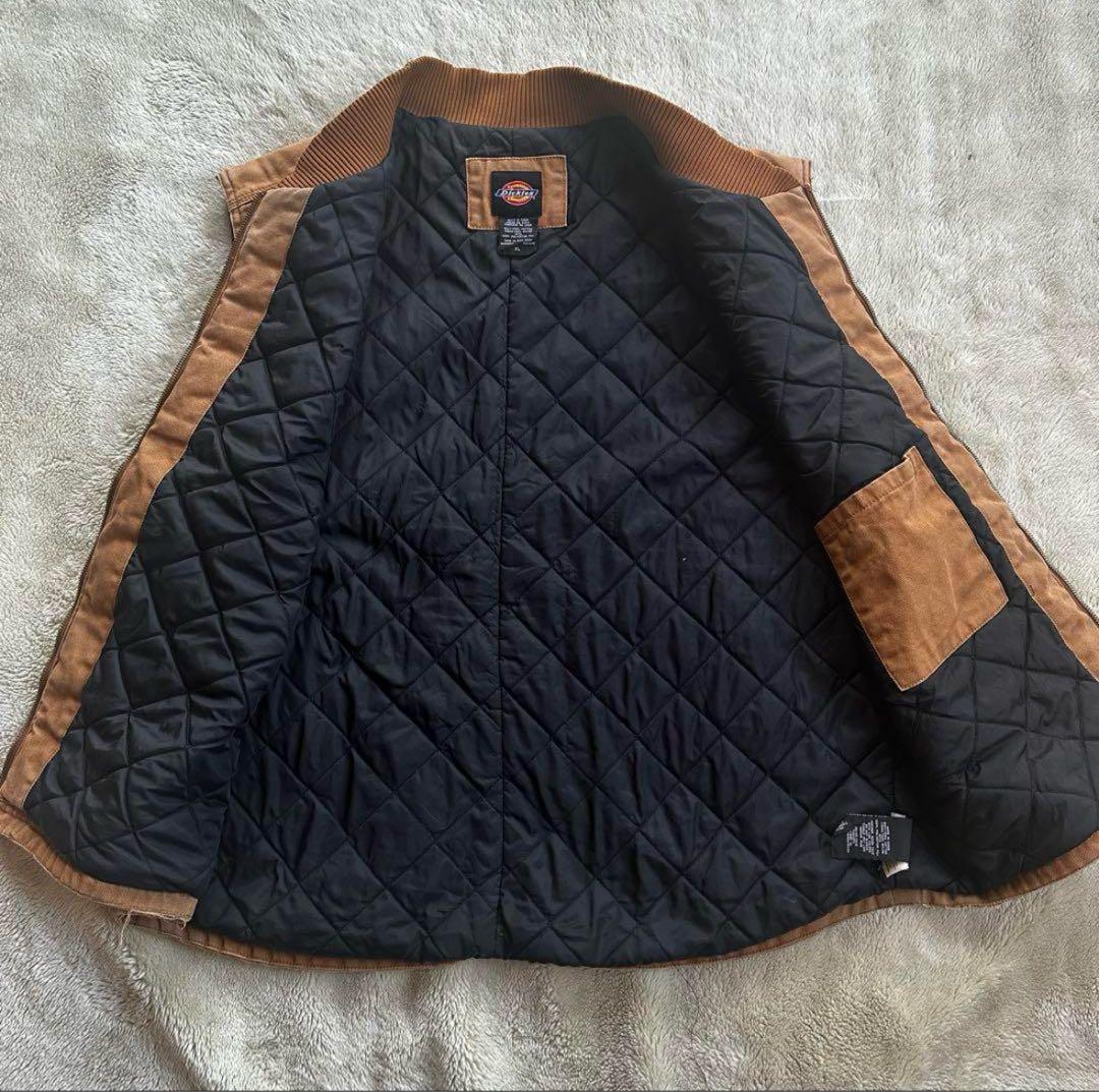 【USED】 Dickies ダックベスト XLサイズ