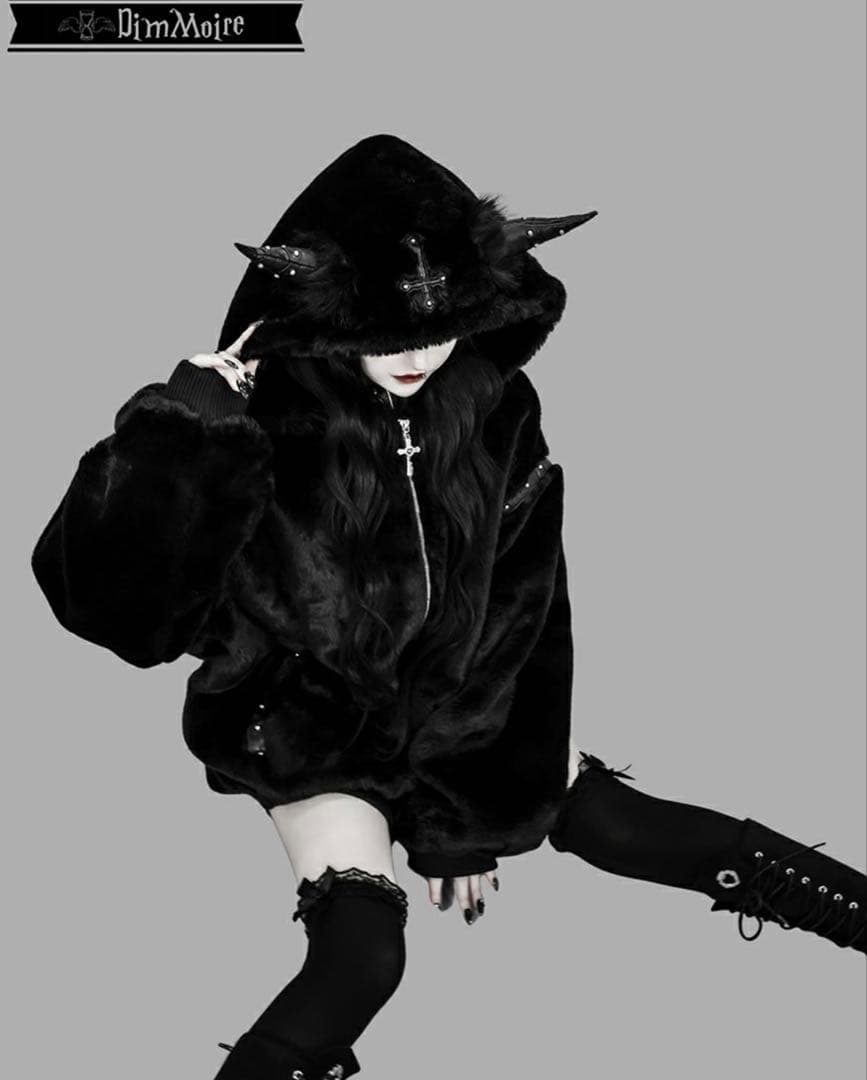 DimMoire BABY DEVIL ファーパーカー/Black即購入値下げ〇
