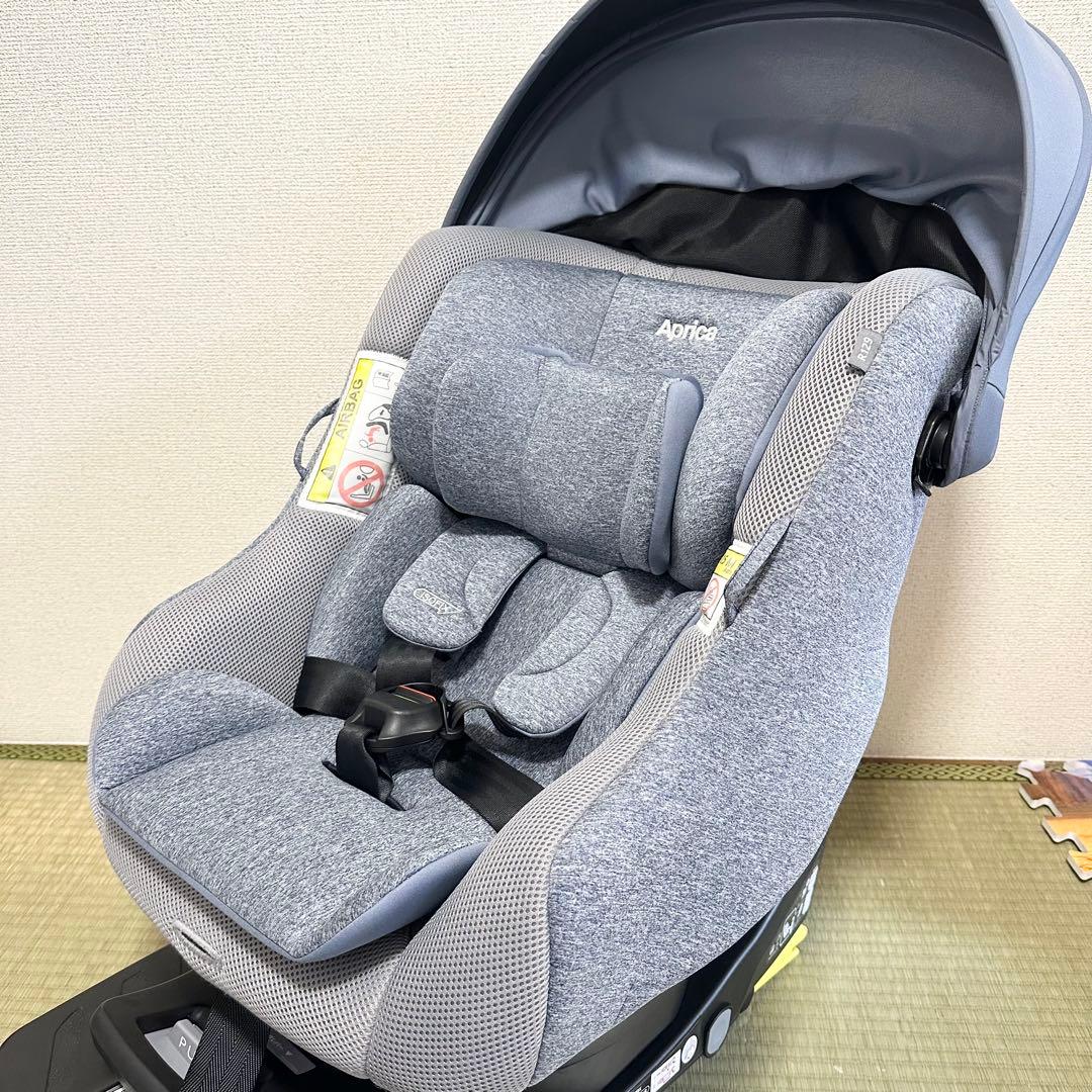 Aprica クルリラ プラス ライト チャイルドシート ISOFIX 回転式