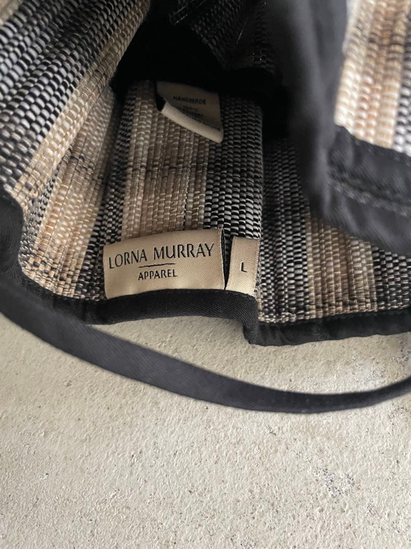 ローナマーレイLORNA MURRAY kyoto 麦わら帽子　Lサイズ