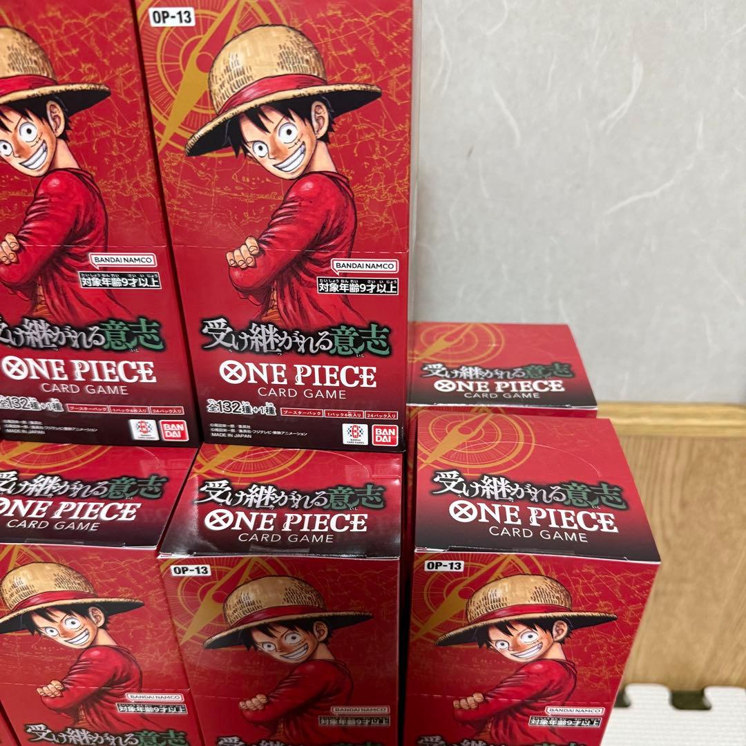 新品未開封　ワンピースカードゲーム 　受け継がれる意志　10ボックス