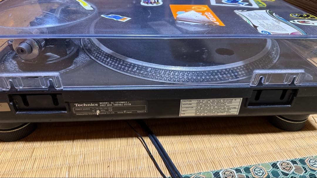DJ機材 technics sl-1210 mk2