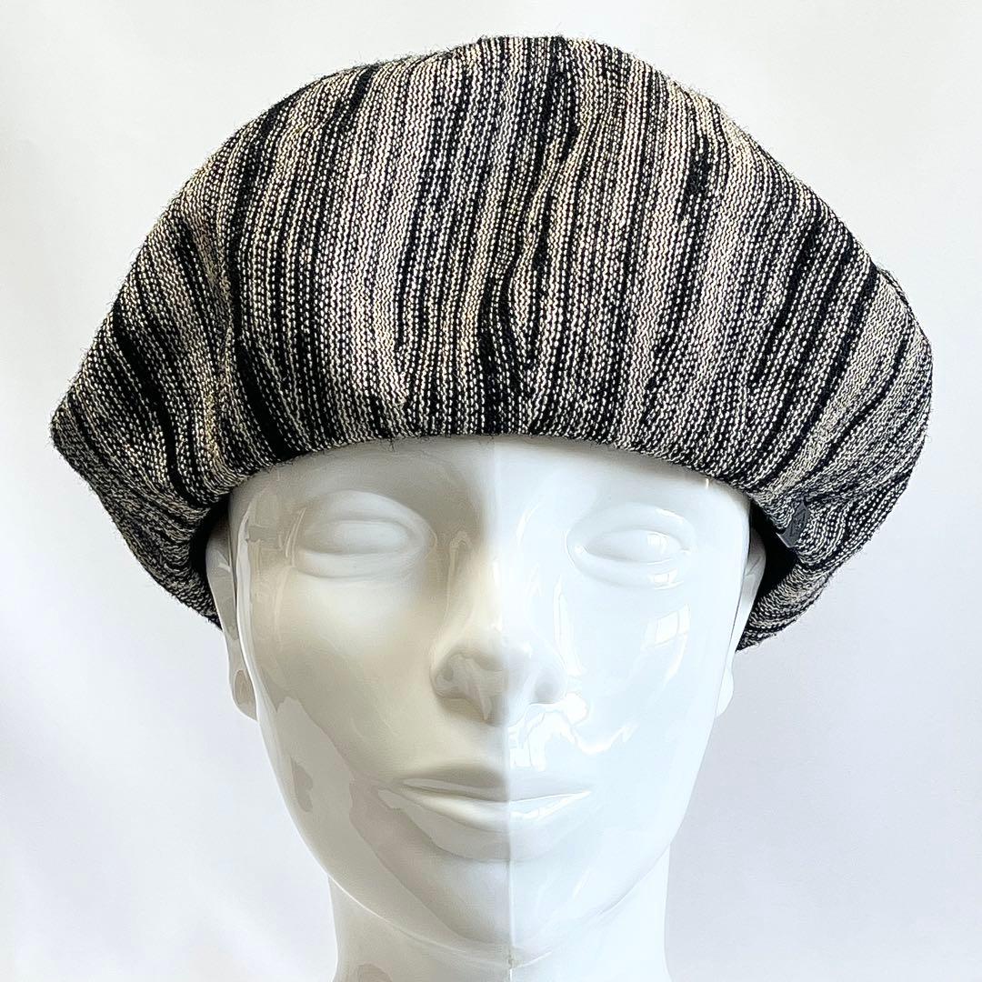 【新品】CA4LAカシラ日本製モード感抜群ジェンダーレス通年可 麻リネン混ベレー