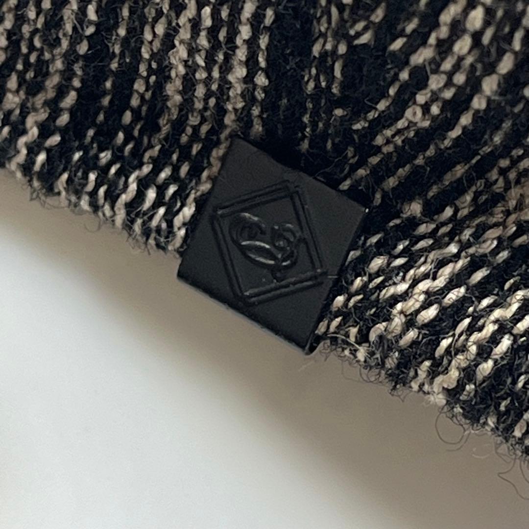 【新品】CA4LAカシラ日本製モード感抜群ジェンダーレス通年可 麻リネン混ベレー