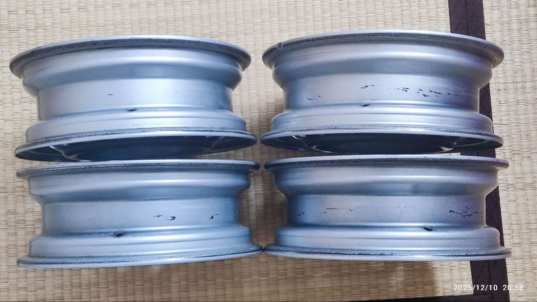 12インチ 4.00B +40 PCD100 純正 ダイハツ 鉄ホイール