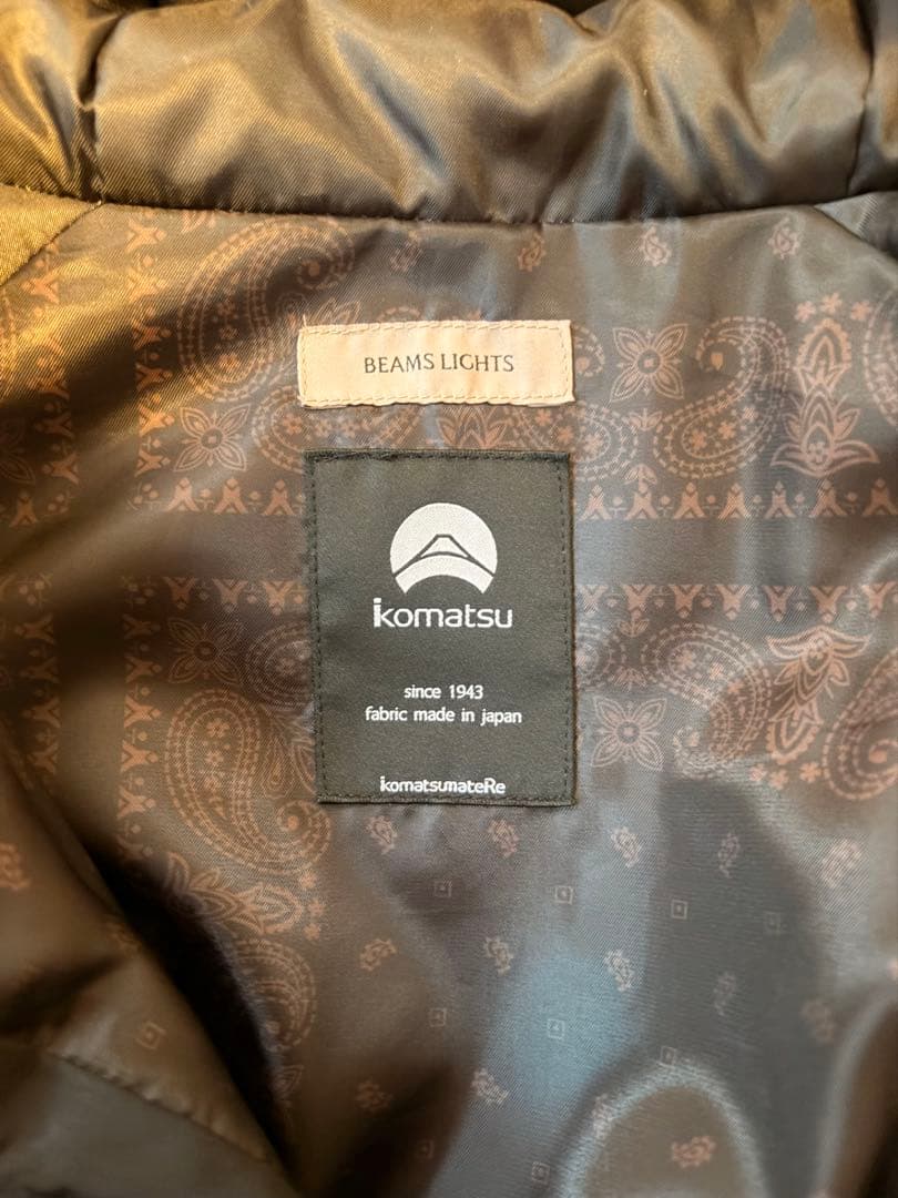 BEAMS LIGHTS / 小松マテーレ モッズコート【S】