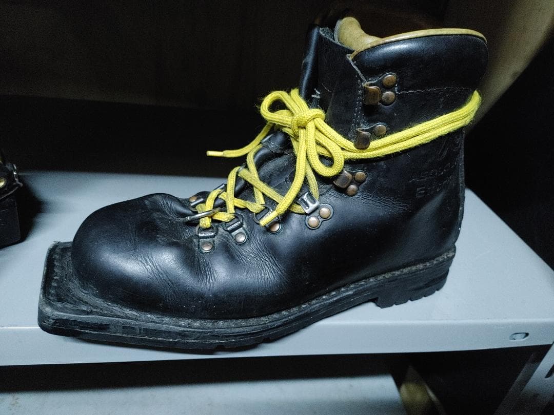 27CM ハンドメイドレザーテレマークブーツ ASOLO SPORTS