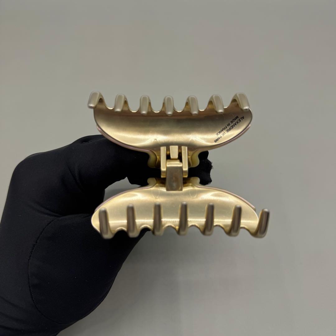 美品　アレクサンドルドゥパリ　ヴァンドーム　ヘアクリップ　M ゴールド