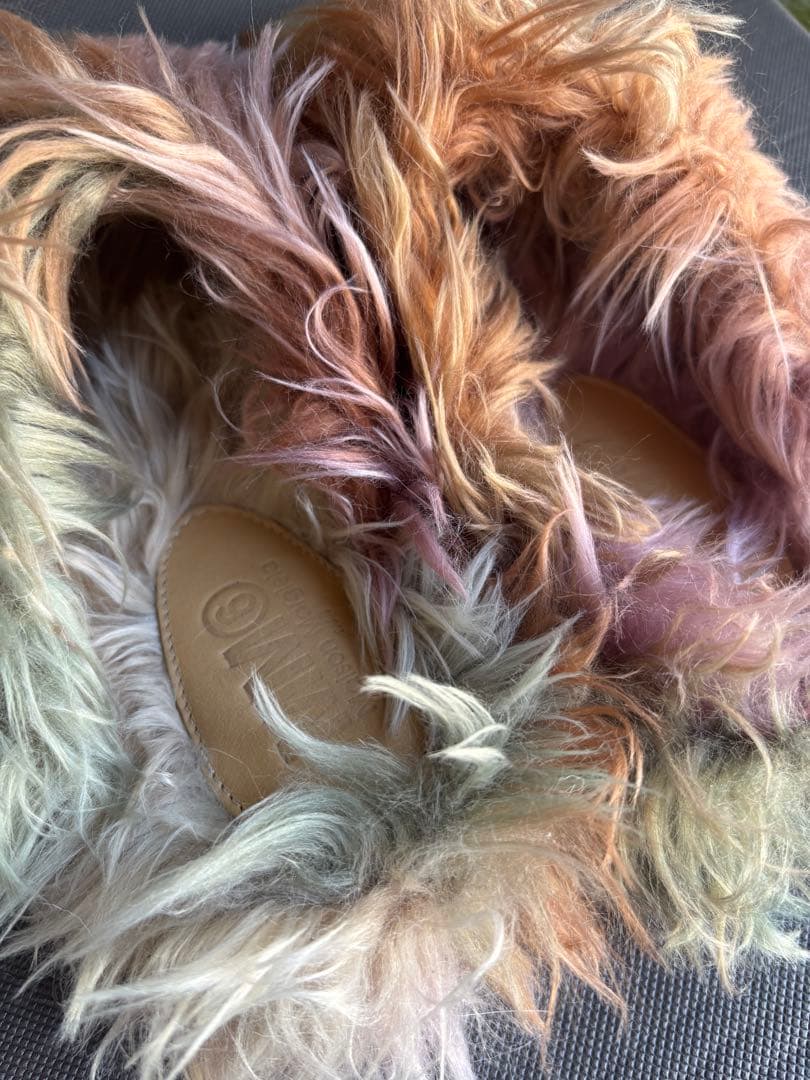 MM6 ファー シューズ 新品 サンダル スリッパ ローファー メゾンマルジェラ