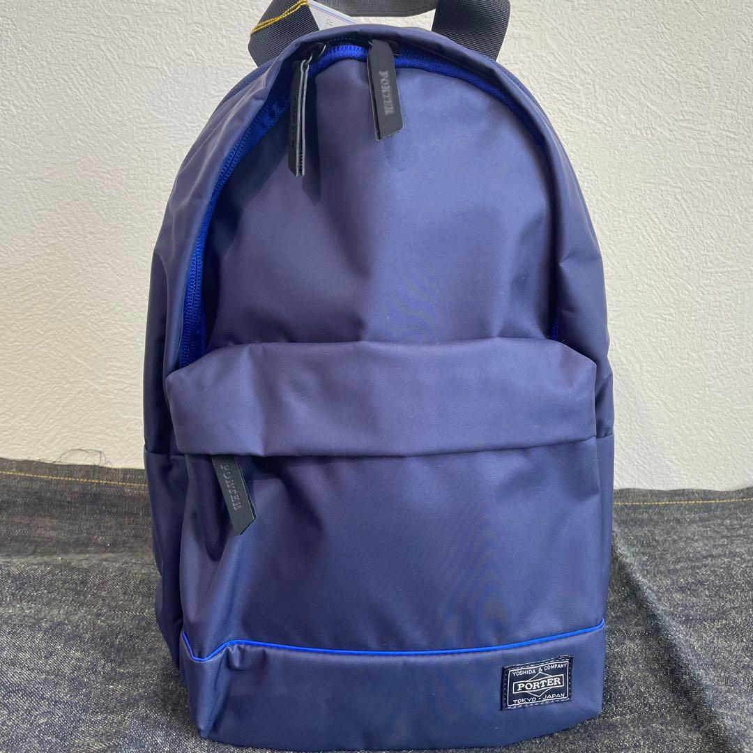 (未使用品) PORTER ムース デイパック/751-18178 ネイビー