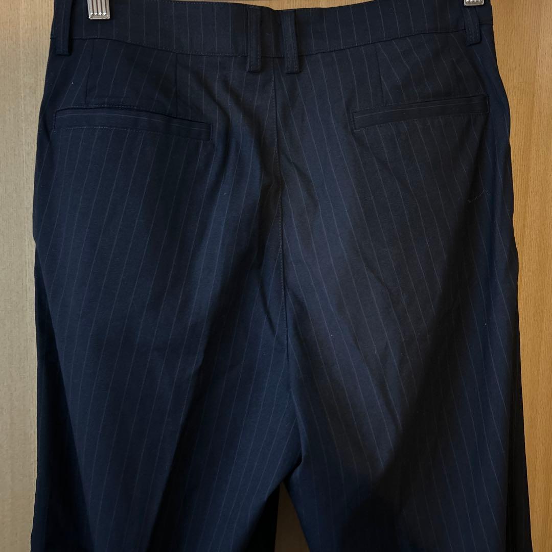 BONBON ストライプストレートスラックス B5071