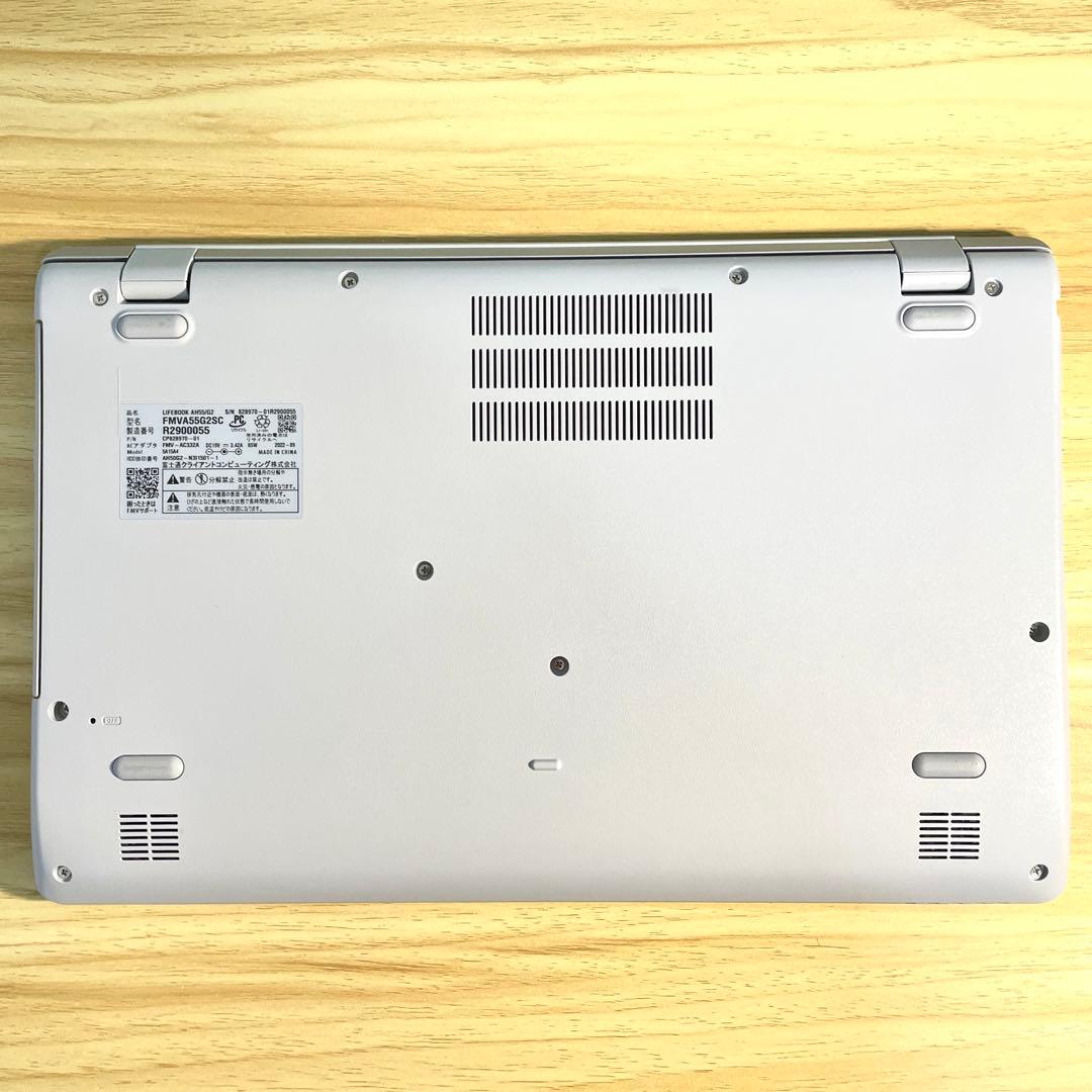 富士通 LIFEBOOK AH/Ryzen7 5700U/16GB/SSD1TB