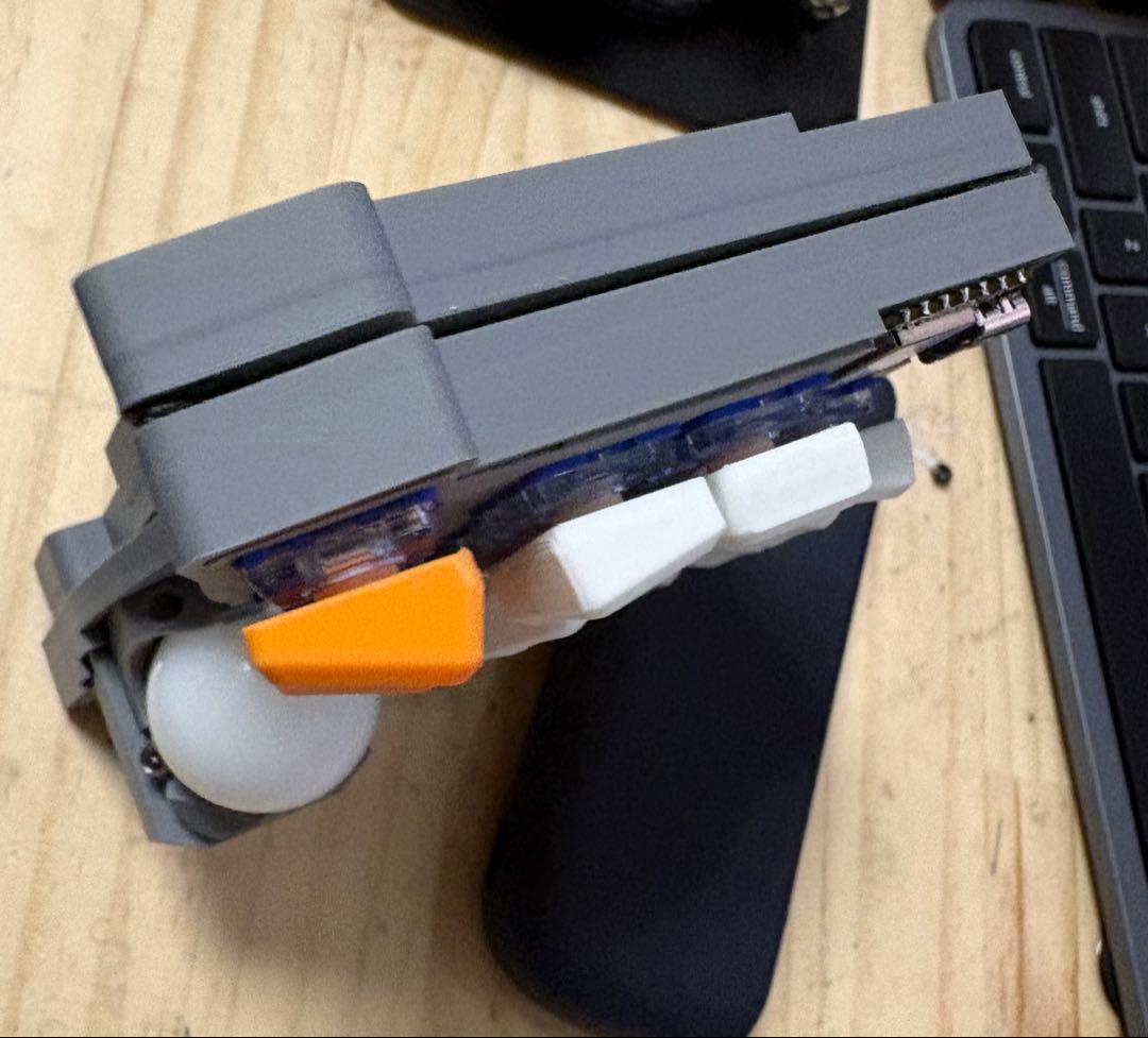 17mm狭ピッチ無線KeyballBLE 42key 完成品